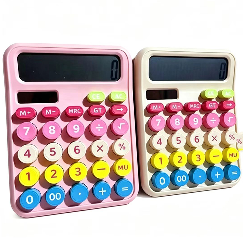Scientific Calculator For Secondary School - Solarbetriebener Taschenrechner mit Dopamin-Farbverlauf und Dual-Power-Funktion