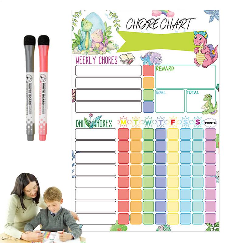 Magnetische Aufgabentabelle, w – Kids Magnetic Reward Chart Board Bewertung und Preis
