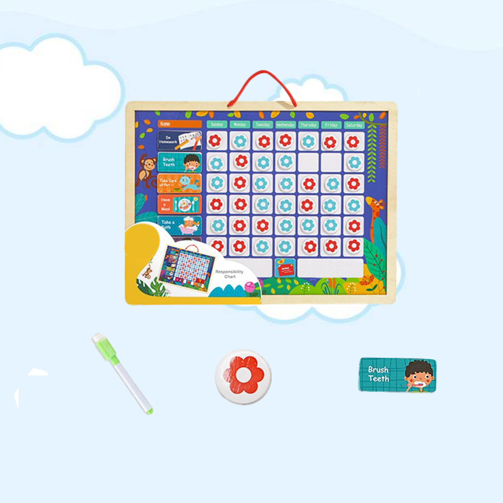 Magnetische Verantwortungs- un – Kids Magnetic Reward Chart Board Bewertung und Preis